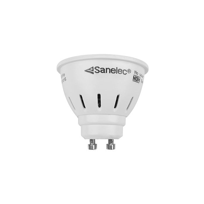 Foco Sanelec led gu10 4w cálido