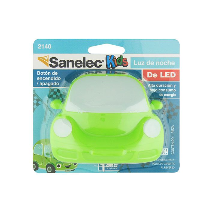 Lámpara Sanelec luz de noche led carrito