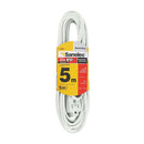Extensión Sanelec doméstica 5 m blanca reforzada 2x22 - La nueva eléctrica