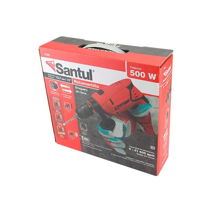 Rotomartillo Santul de 1/2 500 w,velocidad variable, revers